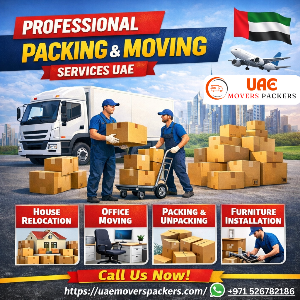 Professional packing and moving services UAE