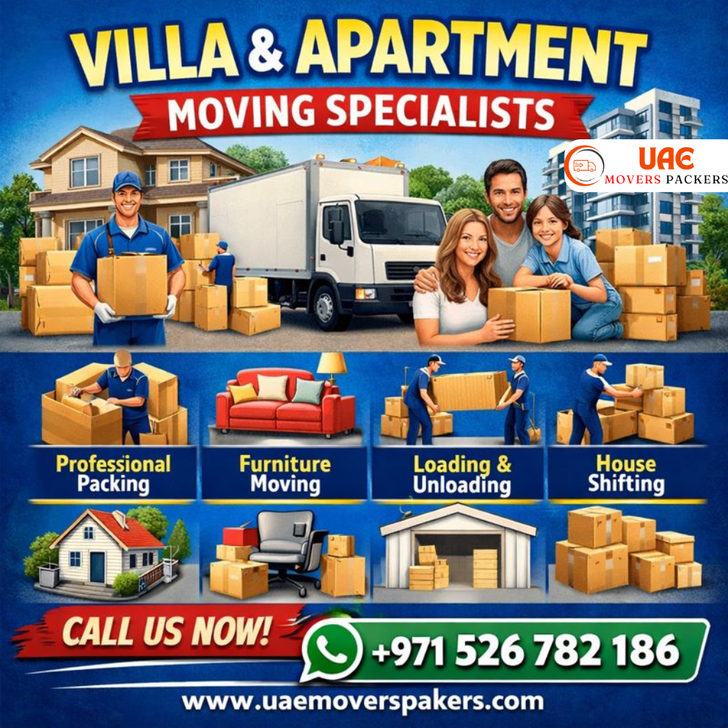 Villa and Apartment Moving Specialists UAE