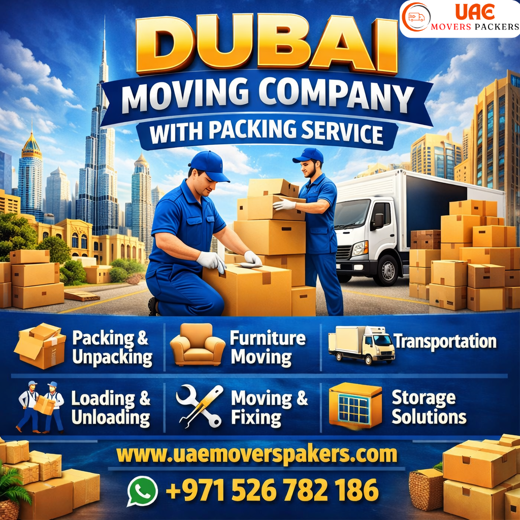 Dubai Moving Company with Packing Service Dubai