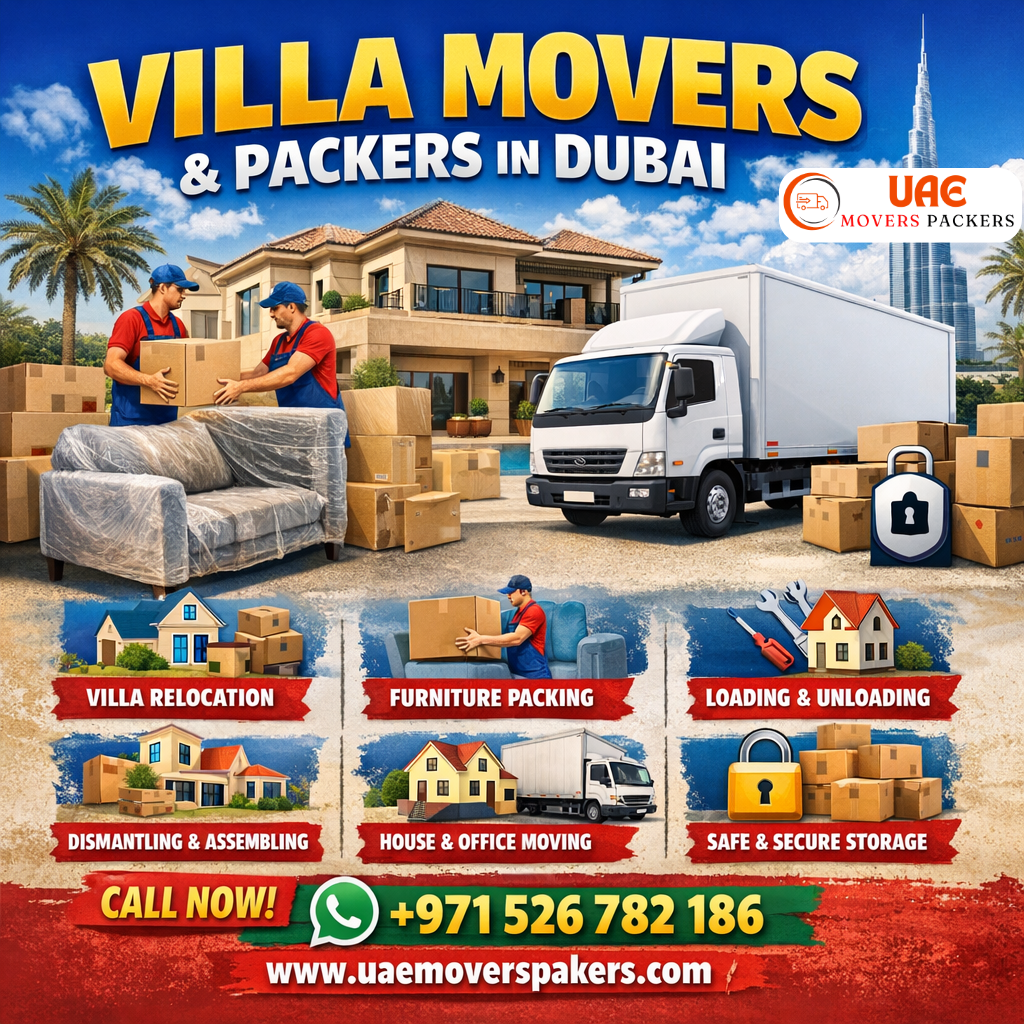 Villa Movers and Packers in Dubai