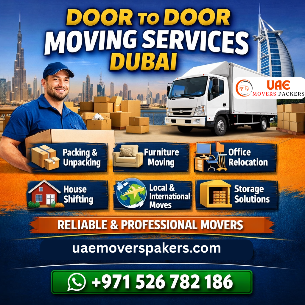 Door to door moving services Dubai