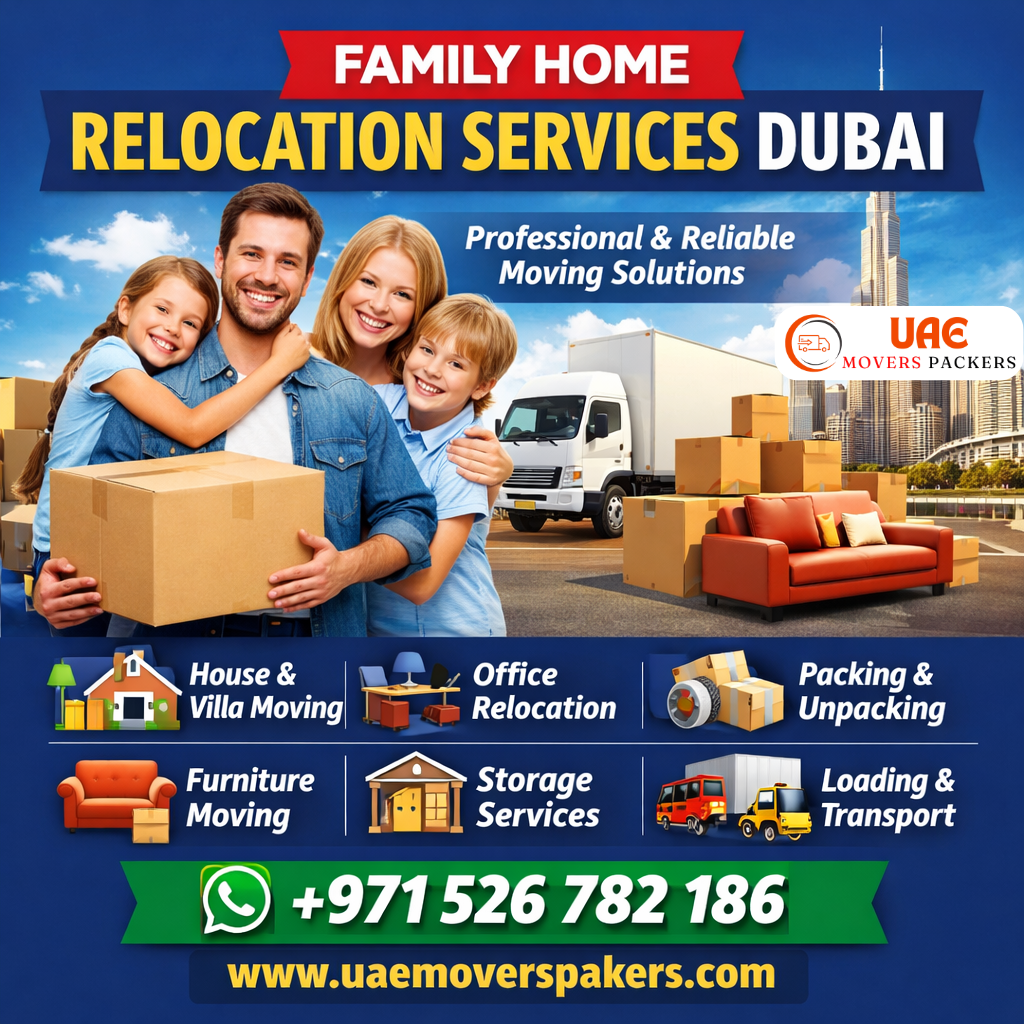 family home relocation services Dubai