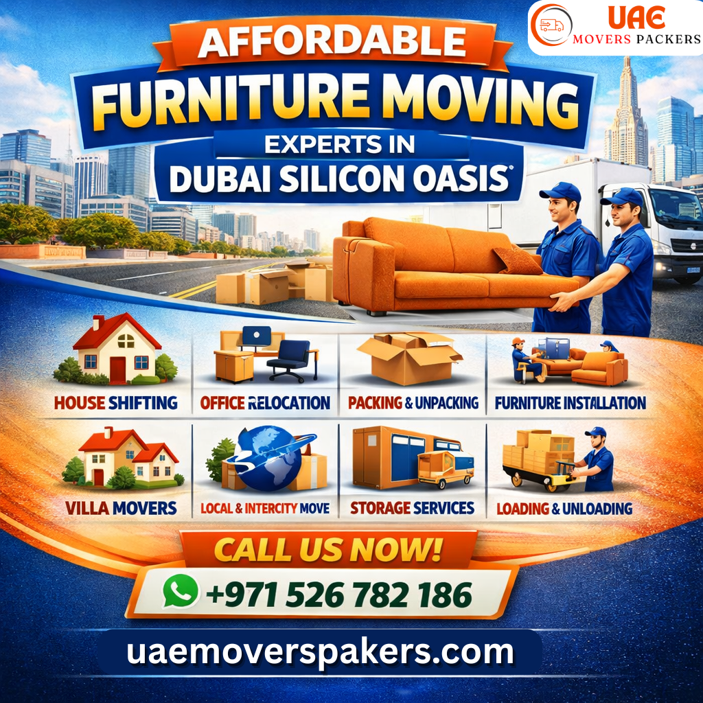 Affordable Furniture Moving Experts in Dubai Silicon Oasis
