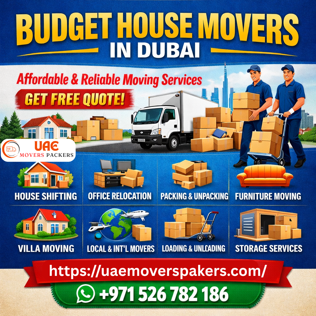 budget house movers in Dubai with free quote