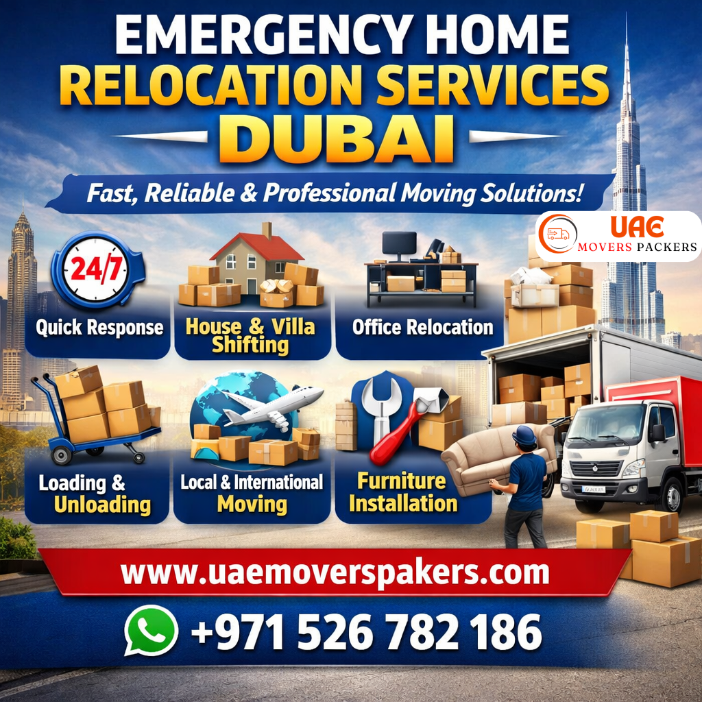 emergency home relocation services Dubai