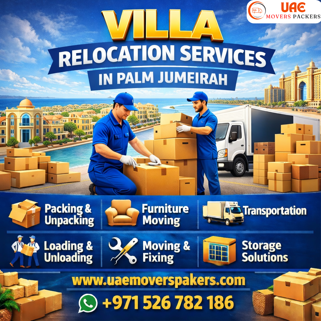 villa relocation services in Palm Jumeirah